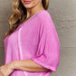 Zenana Laid Back Washed Boat Neck Top