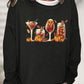 Round Neck Long Sleeve Full Size Graphic Sweatshirt