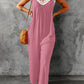 Spaghetti Strap Wide Leg Jumpsuit