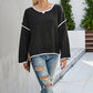 Round Neck Dropped Shoulder Sweater