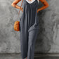 Spaghetti Strap Wide Leg Jumpsuit