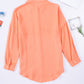 Textured Drop Shoulder Longline Shirt