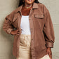 Heimish Cozy Girl Full Size Button Down Shacket