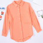 Textured Drop Shoulder Longline Shirt