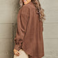 Heimish Cozy Girl Full Size Button Down Shacket