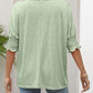 Smocked Flounce Sleeve Round Neck T-Shirt