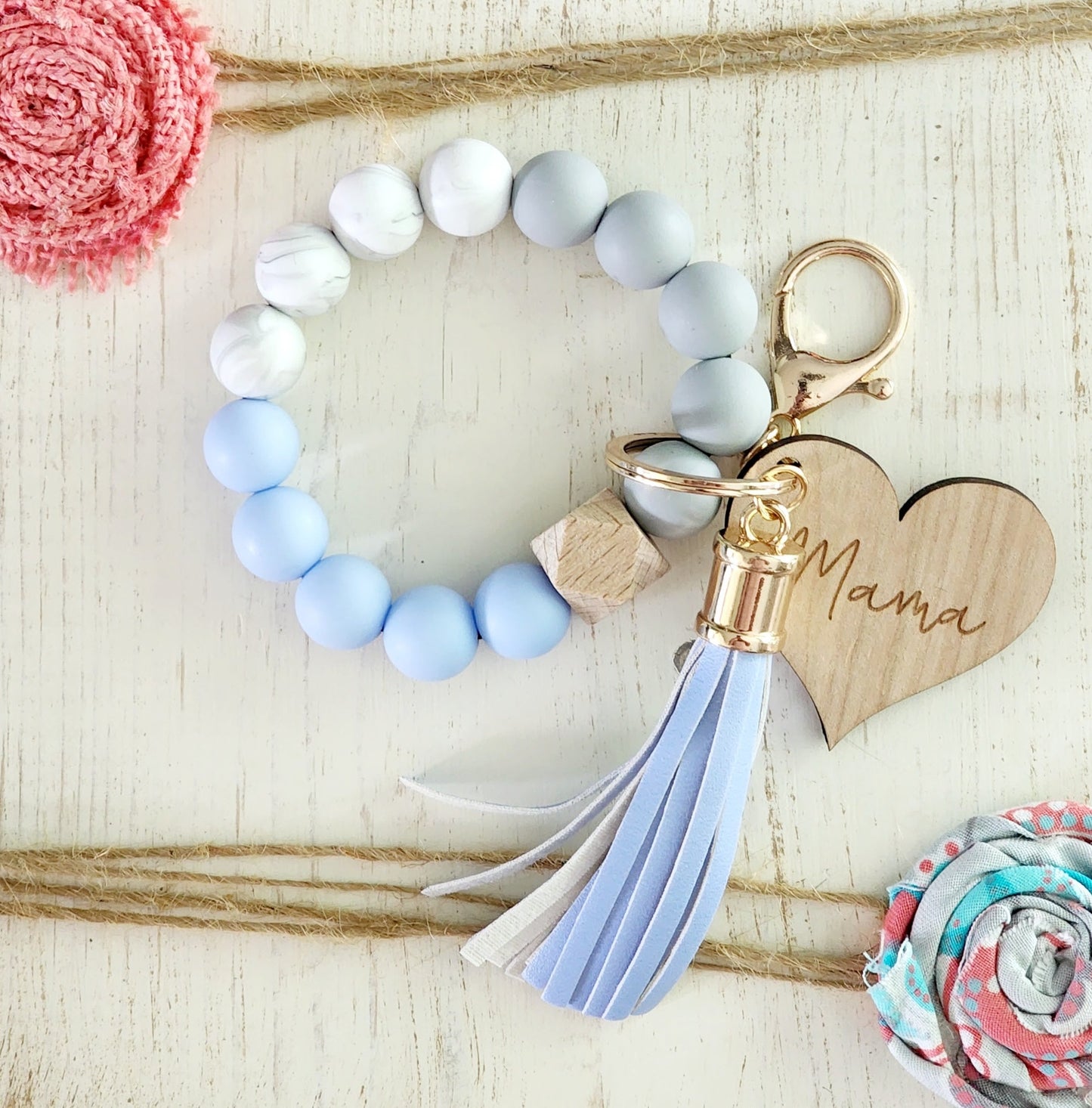 Silicone Bracelet Keychain