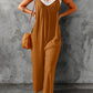 Spaghetti Strap Wide Leg Jumpsuit