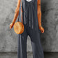 Spaghetti Strap Wide Leg Jumpsuit