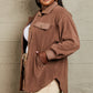 Heimish Cozy Girl Full Size Button Down Shacket
