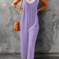 Spaghetti Strap Wide Leg Jumpsuit