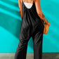 Spaghetti Strap Wide Leg Jumpsuit