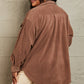 Heimish Cozy Girl Full Size Button Down Shacket